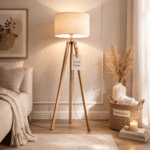 Lámpara de Pie de Madera